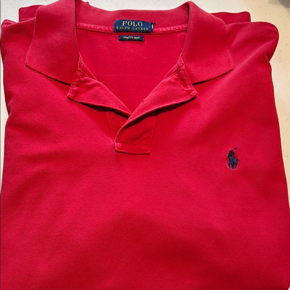 Polo by Ralph Lauren Men's Red Shirt
